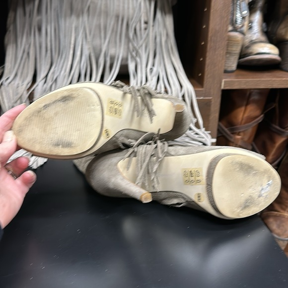 BCBG leather fringe booties - Picture 7 of 7